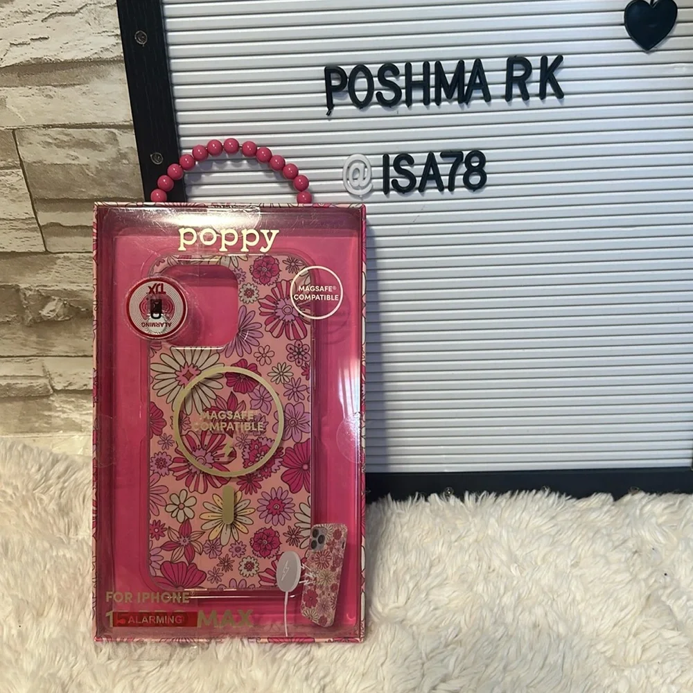 XO POPPY IPhone case 15 PRO MAX
